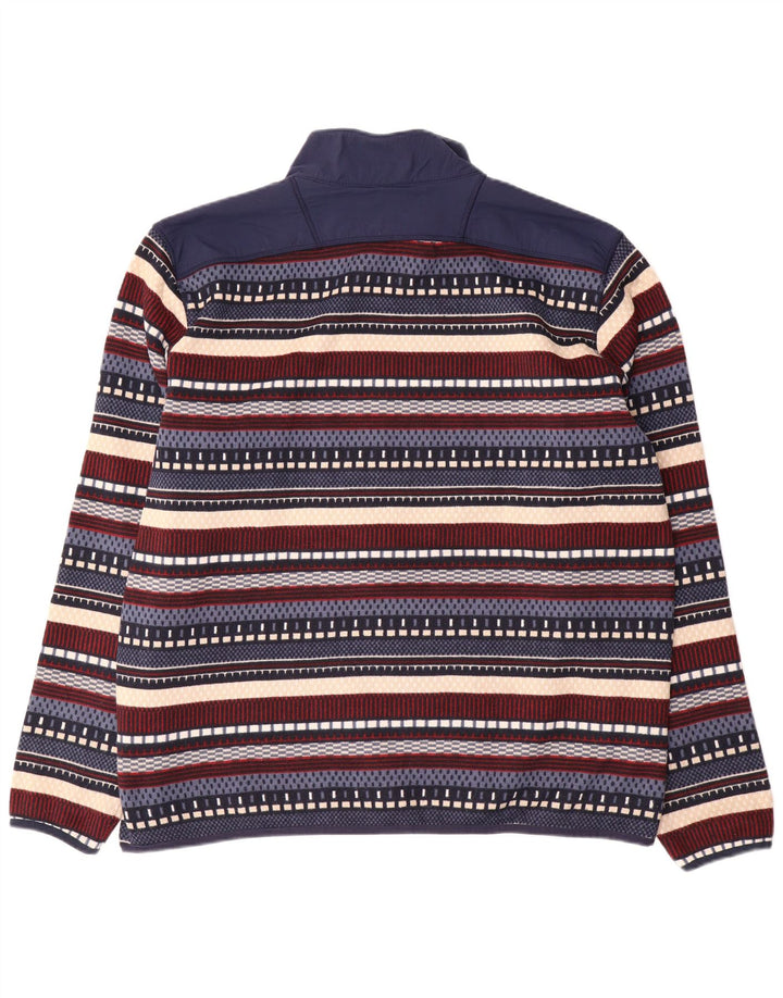 Columbia Herren-Pullover mit Reißverschluss, 2XL, mehrfarbig, gestreift, Polyester