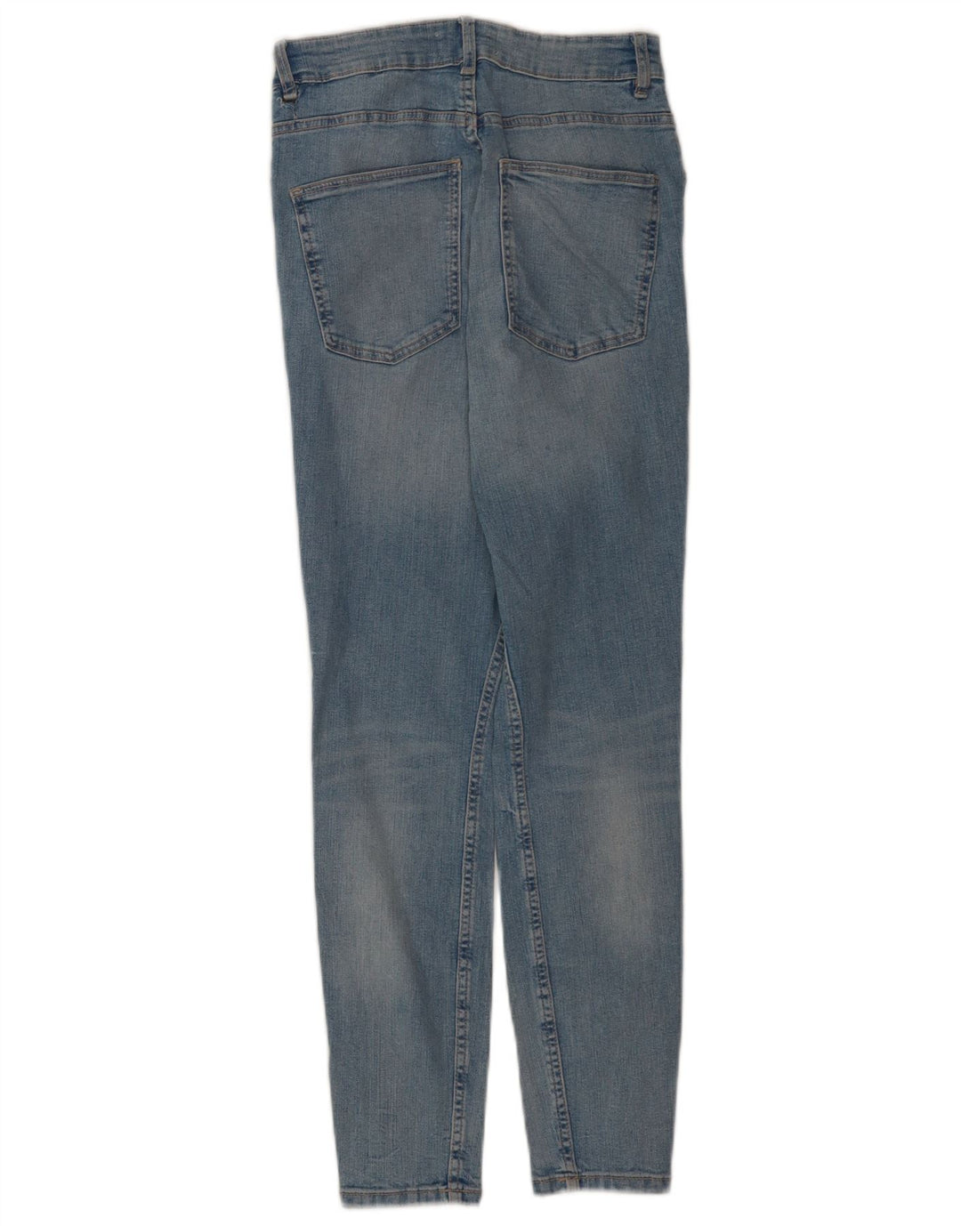 Zara Damen Slim Jeans EU 38 Small W28 L28 Blaue Baumwolle