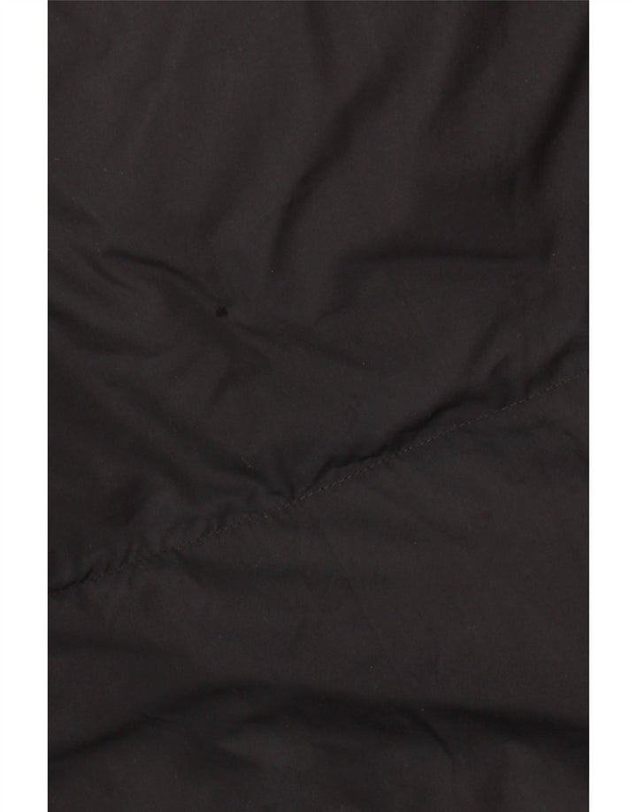 Champion gepolsterter Herrenmantel mit Kapuze, UK 38, mittelschwarz