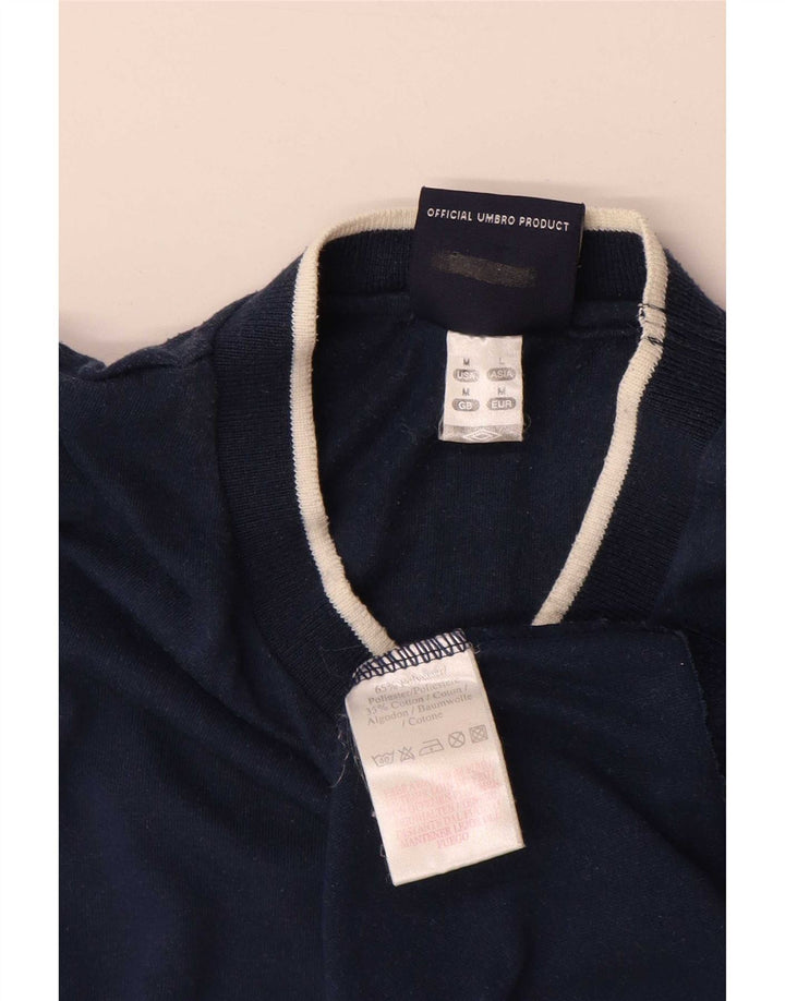 Umbro Herren T-Shirt Top Medium Marineblau Polyester