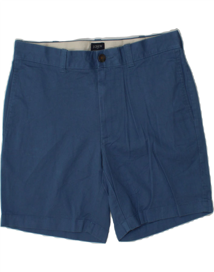 J. CREW Mens Chino Shorts W30 Medium Blue Cotton Vintage J. Crew and Second-Hand J. Crew from Messina Hembry 