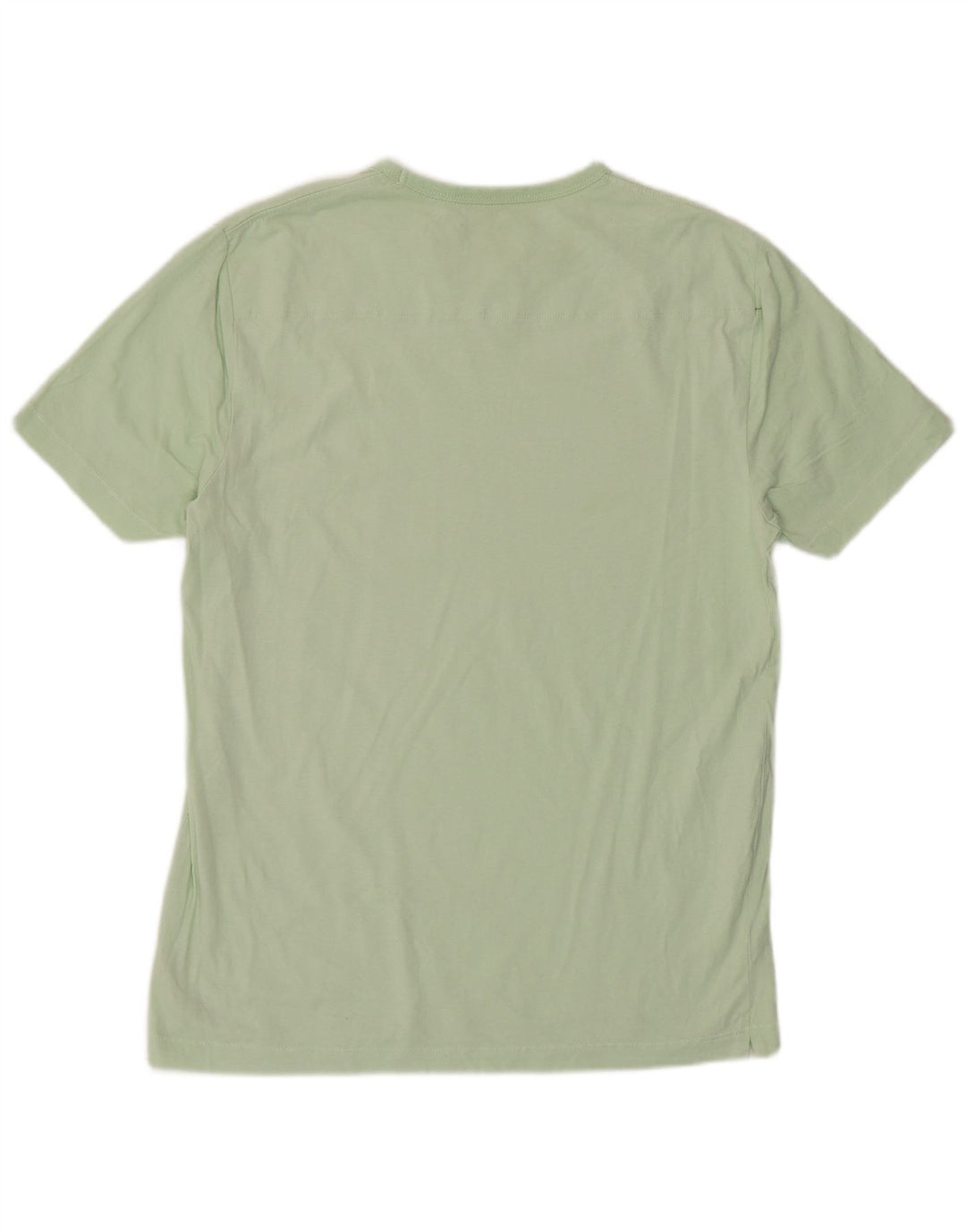 French Connection Herren-T-Shirt-Oberteil aus mittelgrüner Baumwolle
