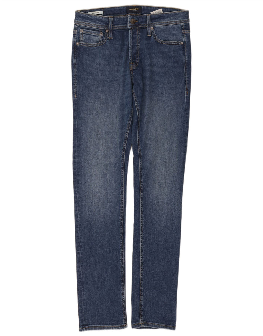 Jack & Jones Herren GLENN Slim Jeans W30 L34 Blaue Baumwolle