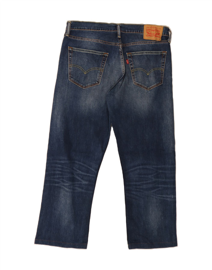 LEVI'S Mens 504 Straight Jeans W33 L27 Blue Cotton Vintage Levi's and Second-Hand Levi's from Messina Hembry 