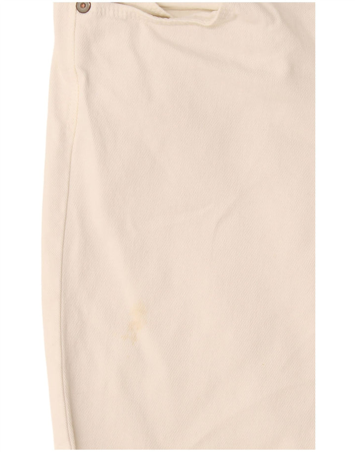 Massimo Dutti Damen Slim Jeans W28 L27 Weiß