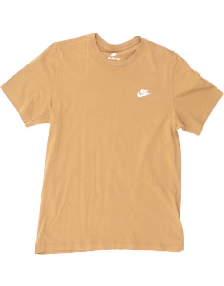 NIKE Mens T-Shirt Top Medium Beige Cotton Vintage Nike and Second-Hand Nike from Messina Hembry 