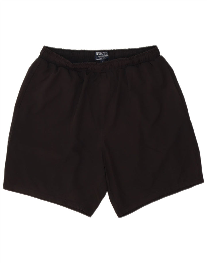 Mountain Warehouse Herren-Sportshorts, Größe L, aus schwarzem Polyester