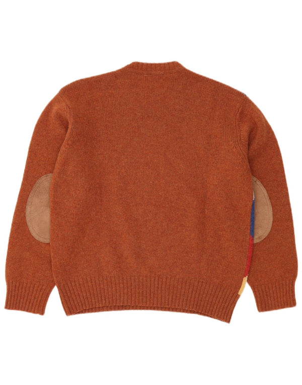 BROOKSFIELD Herren Pullover mit Rundhalsausschnitt IT 50 Mittelbraun