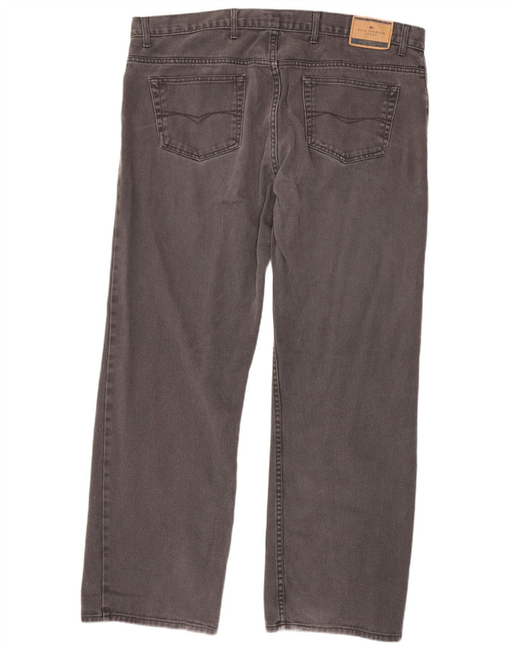 Marks & Spencer Herren Blue Harbour Straight Jeans W42 L31 Graue Baumwolle