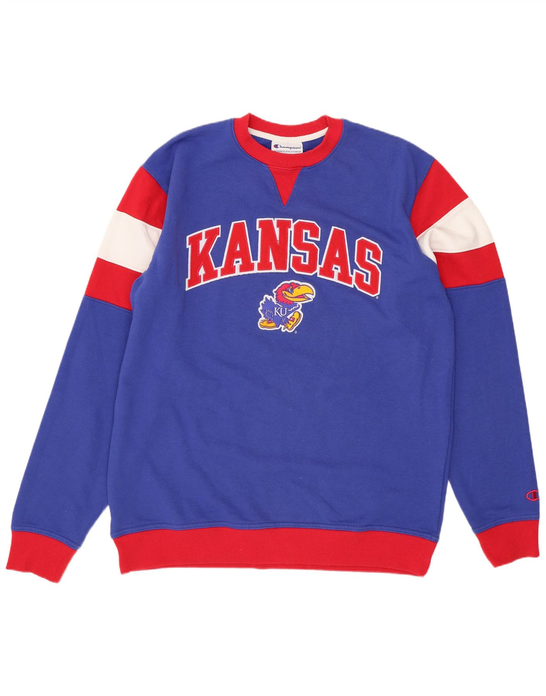 Champion Herren Kansas Grafik-Sweatshirt-Pullover, groß, blau, Farbblock