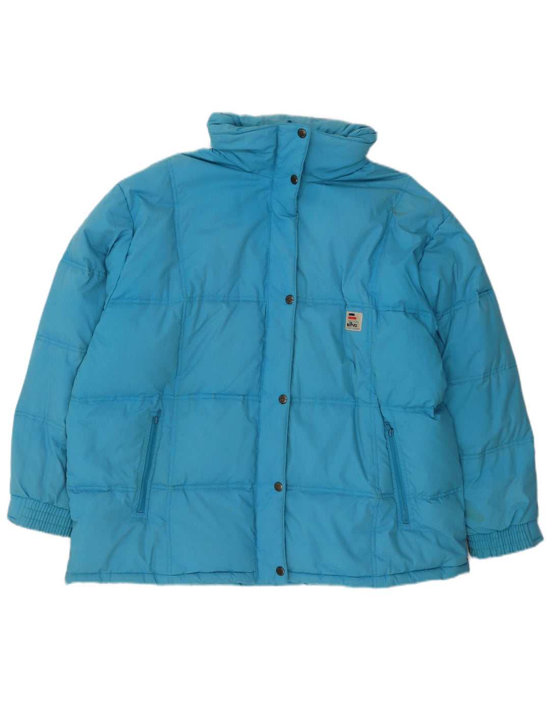 Elho Damen-Kapuzen-Übergröße, gepolsterte Jacke, UK 18, XL, Blau