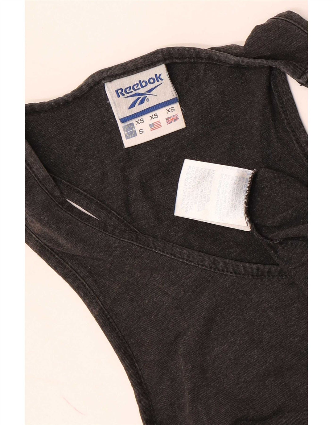 Reebok Herren Weste Top XS Grau Baumwolle