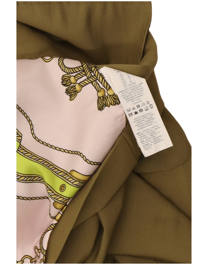 Anna Molinari Damen Zweireihige Blazerjacke UK 10 Small Khaki