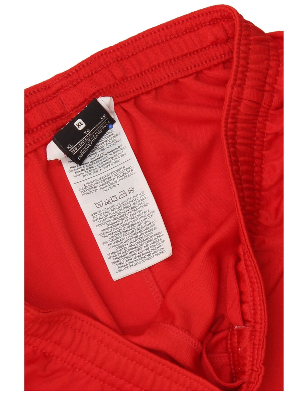 Nike Sportshorts für Jungen, 13–14 Jahre, XL, rotes Polyester