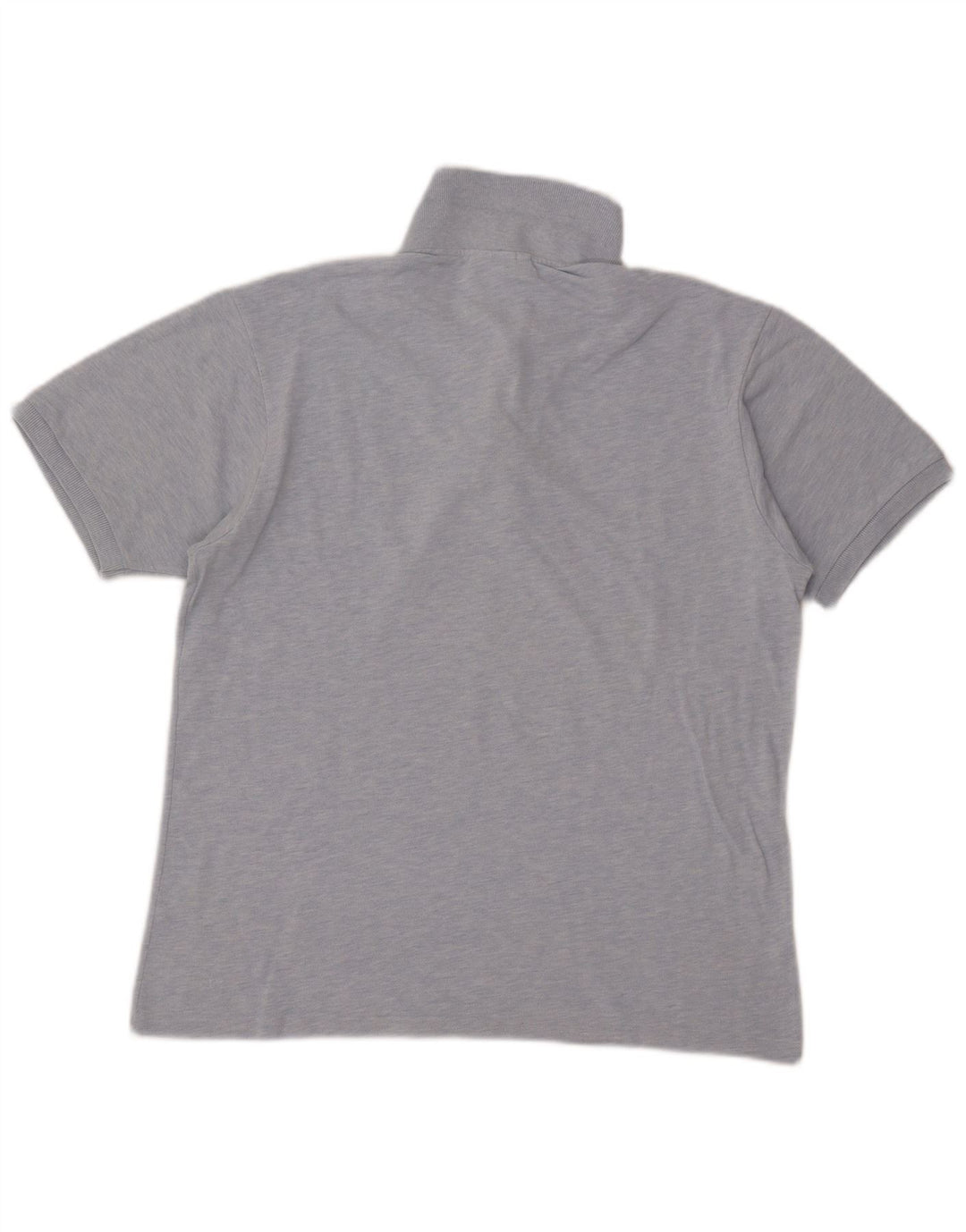 Lacoste Herren-Poloshirt mit klassischer Passform, Größe 4, mittelblau gefleckte Baumwolle