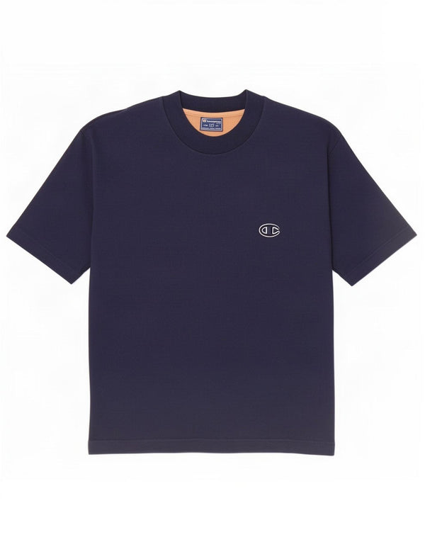 Champion Mens T-Shirt Top Small Navy Blue