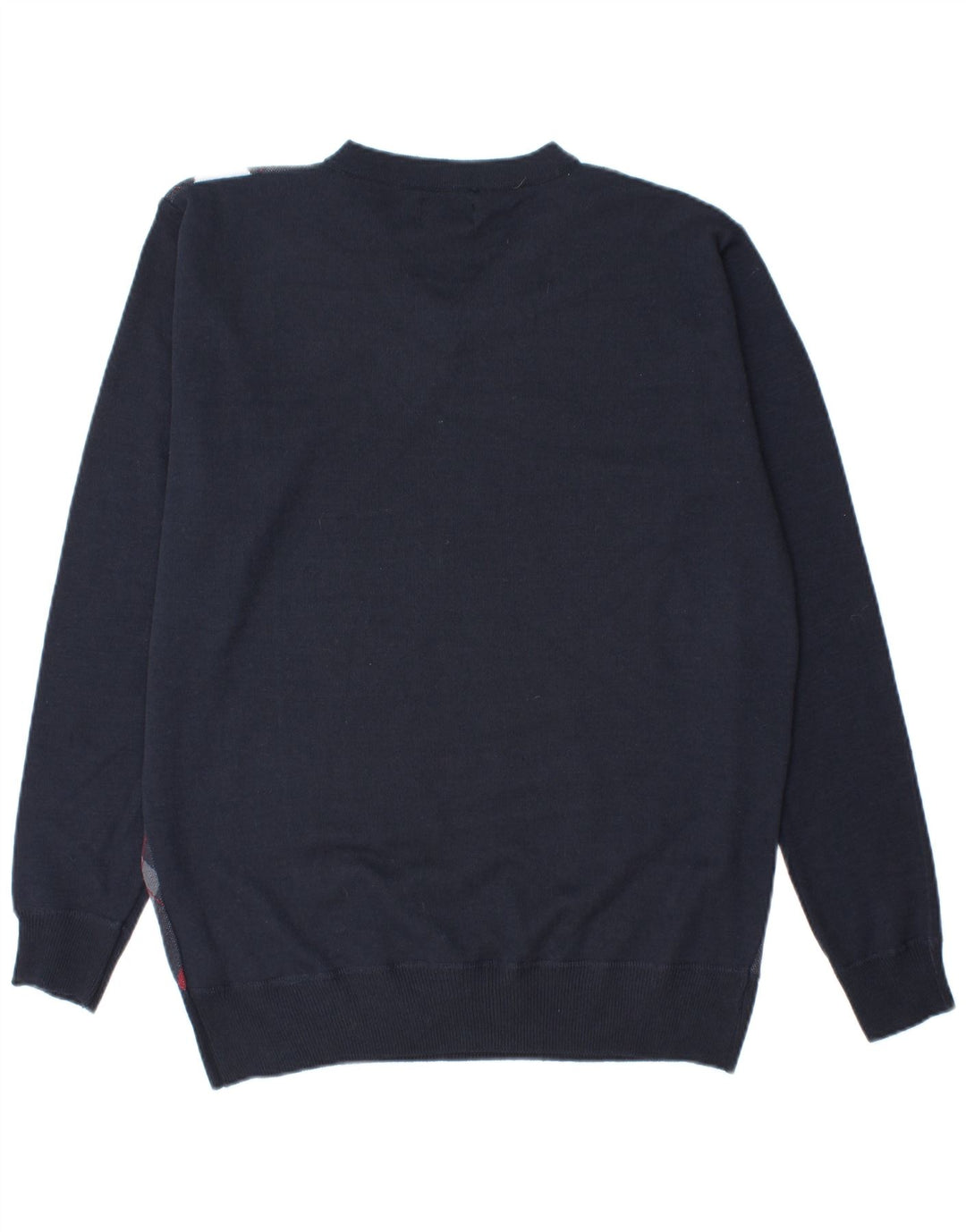 Pierre Cardin Herren-Pullover mit V-Ausschnitt, groß, Marineblau mit Argyle-Muster/Diamantmuster