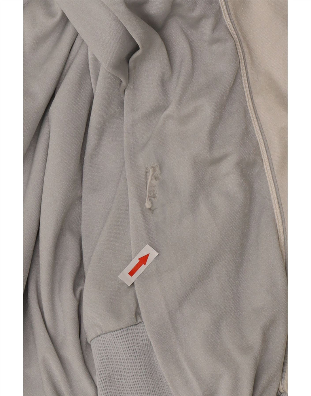 Ellesse Herren-Trainingsanzug-Oberjacke IT 54 XL Graues Colourblock-Polyester