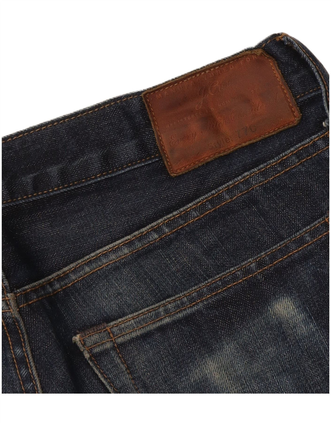 J. CREW Herren 770 Straight Jeans W34 L30 Marineblau
