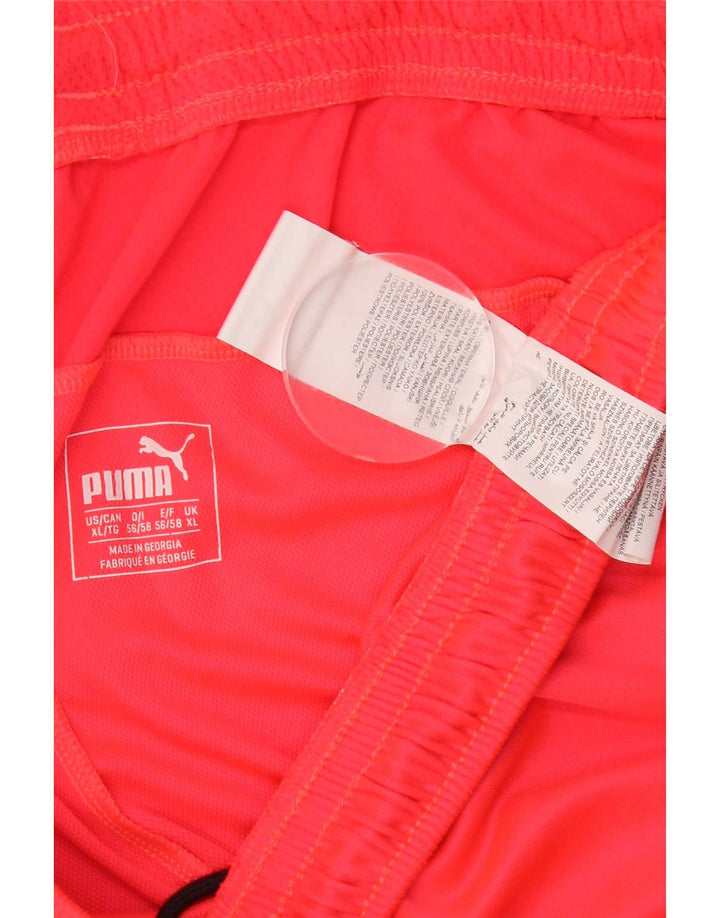 Puma Herren Sport Shorts XL Rot gepunktetes Polyester