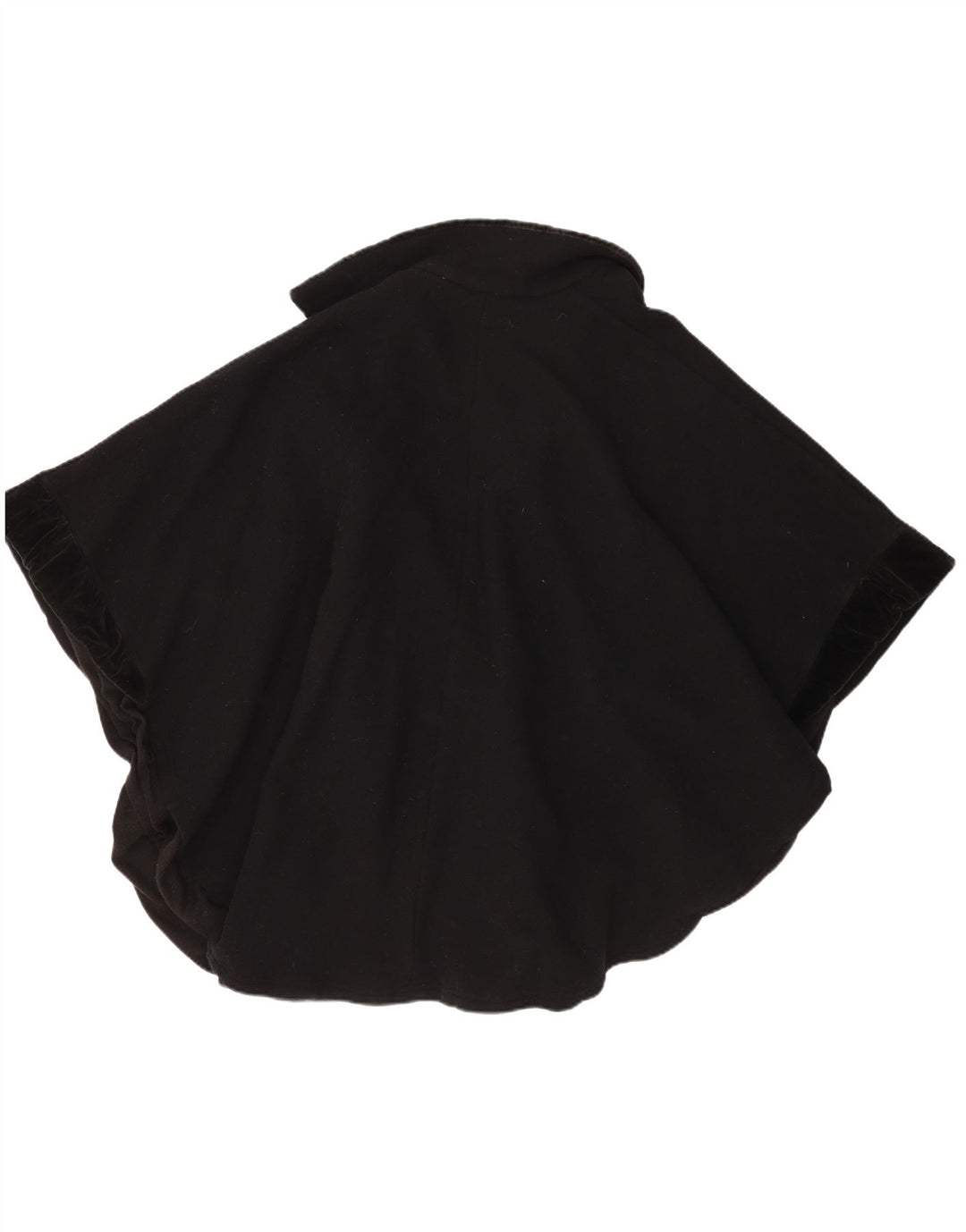 Vintage Damen Übergroßer Cape Mantel Einheitsgröße Schwarz