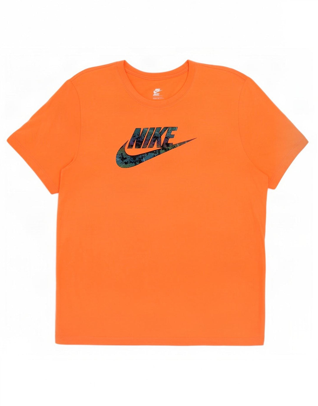 Nike Herren-T-Shirt mit Grafik, mittelorange Baumwolle