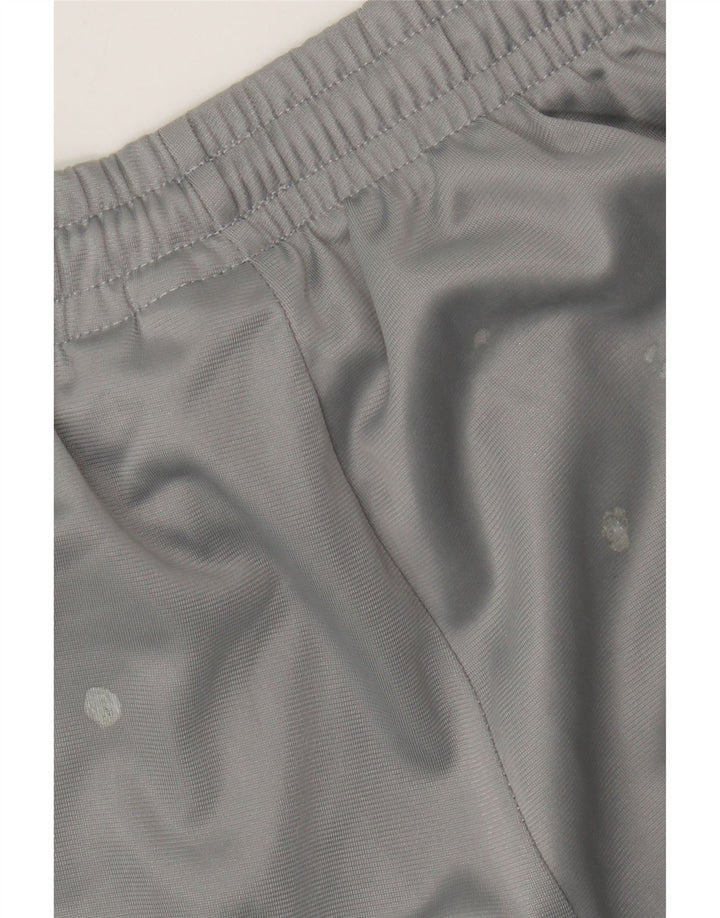 Umbro Herren-Trainingshose mit Grafik, groß, graues Farbblock-Polyester