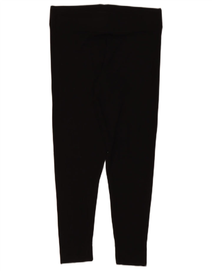 Marks & Spencer Damen Leggings UK 14 Large Schwarze Viskose