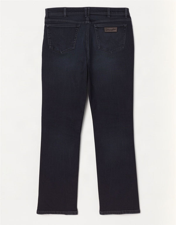 Wrangler Herren Texas Straight Jeans W36 L32 Marineblau Baumwolle