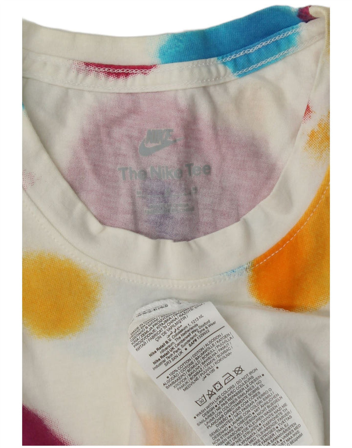 Nike Herren-T-Shirt mit Grafik, mittelgroß, mehrfarbig, Batik-Baumwolle