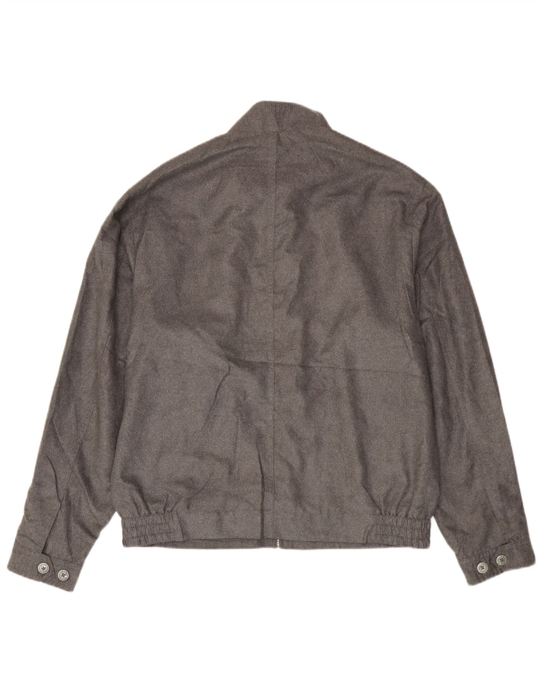Marks & Spencer Herren Bomberjacke UK 38 Medium Silber Polyester