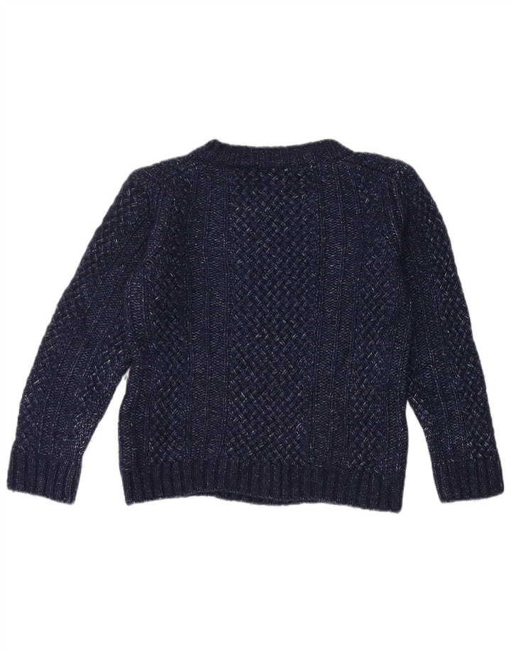 Massimo Dutti Damen-Pullover mit U-Boot-Ausschnitt, Gr. 12, mittleres Marineblau