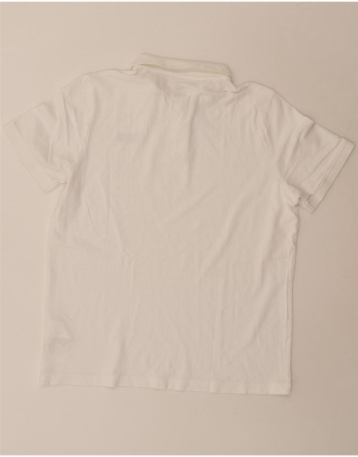 PUMA Herren-Poloshirt, groß, weiße Baumwolle