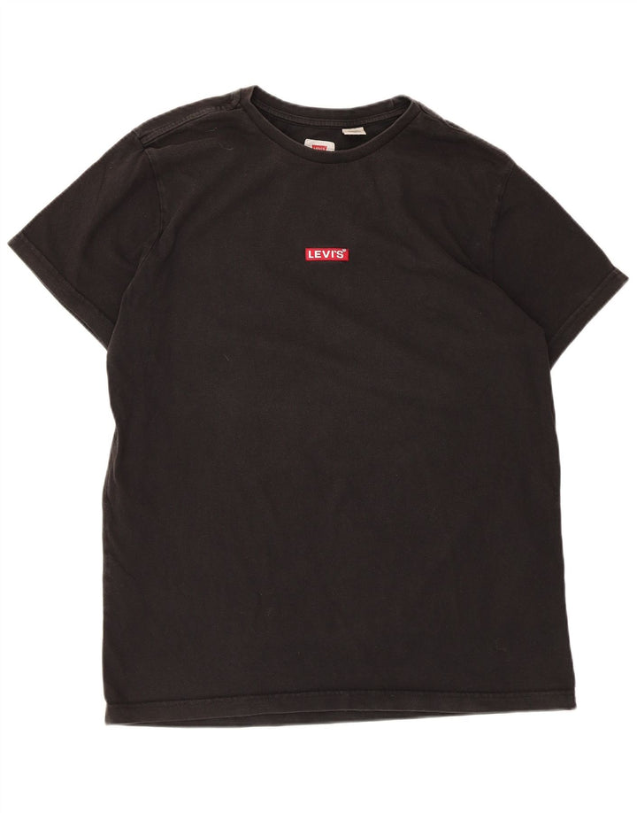 Levi's Herren T-Shirt Top Large Schwarz Baumwolle