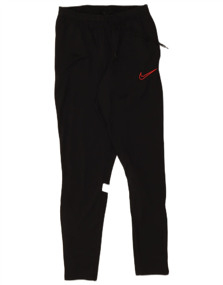 Nike Herren Dri Fit Trainingshose Mittelschwarzes Colourblock-Polyester