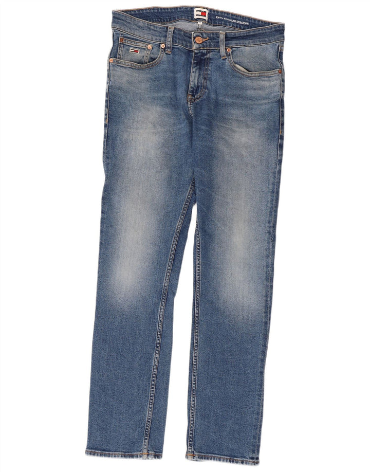 TOMMY HILFIGER Herren Ryan Regular Straight Jeans W28 L30 Blau