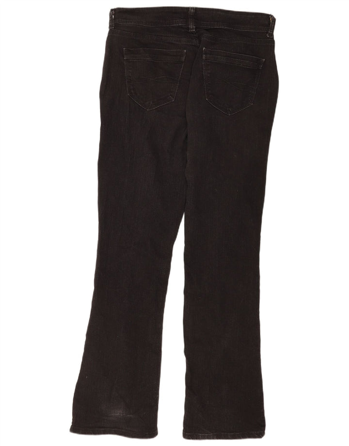 Lee Damen Riders Bootcut Jeans US 12 Large W32 L21 Schwarze Baumwolle