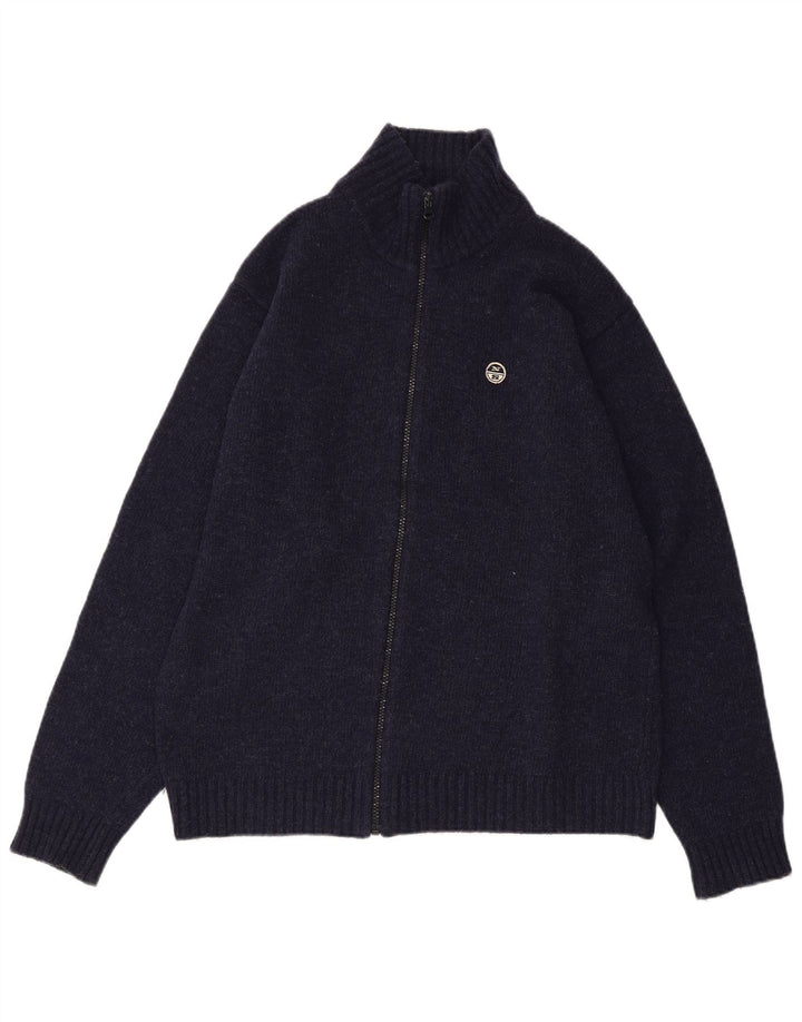 NORTH SAILS Herren-Strickjacke, kleine marineblaue Wolle