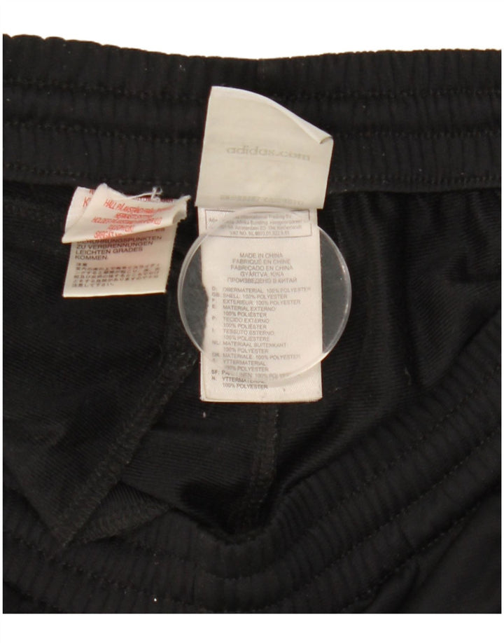 Adidas Jungen-Trainingshose, Jogginghose, 13–14 Jahre, schwarzes Polyester