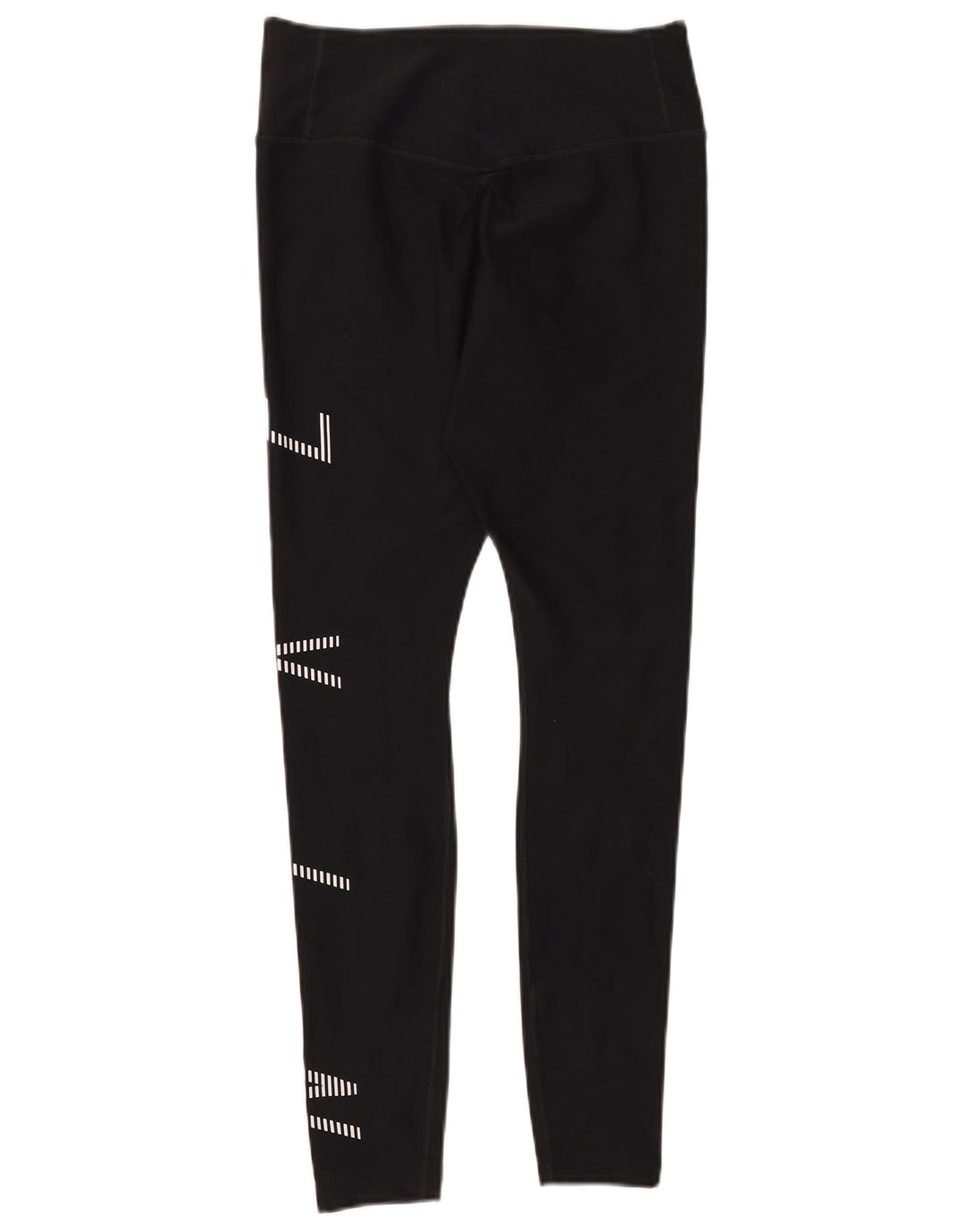 Nike Damen Dri Fit Graphic Leggings UK 12 Medium Schwarz
