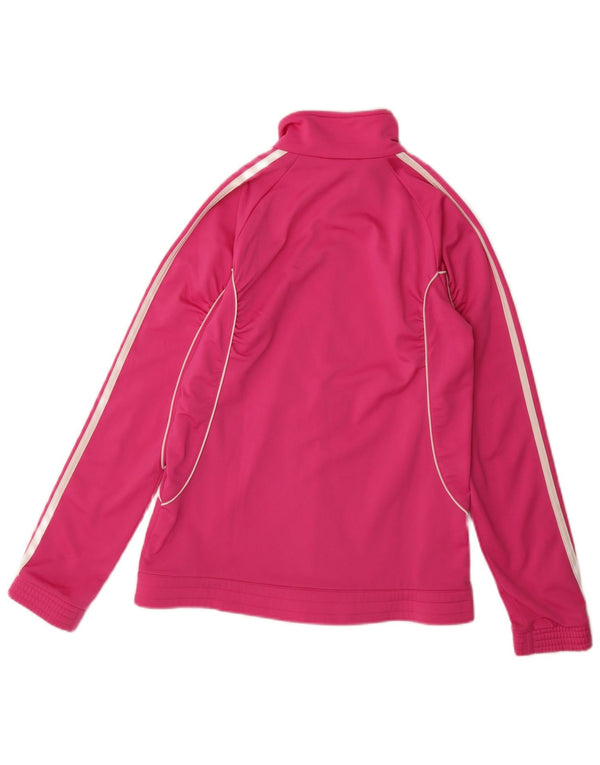Adidas Mädchen Trainingsanzug Top Jacke 15-16 Jahre Rosa Polyester