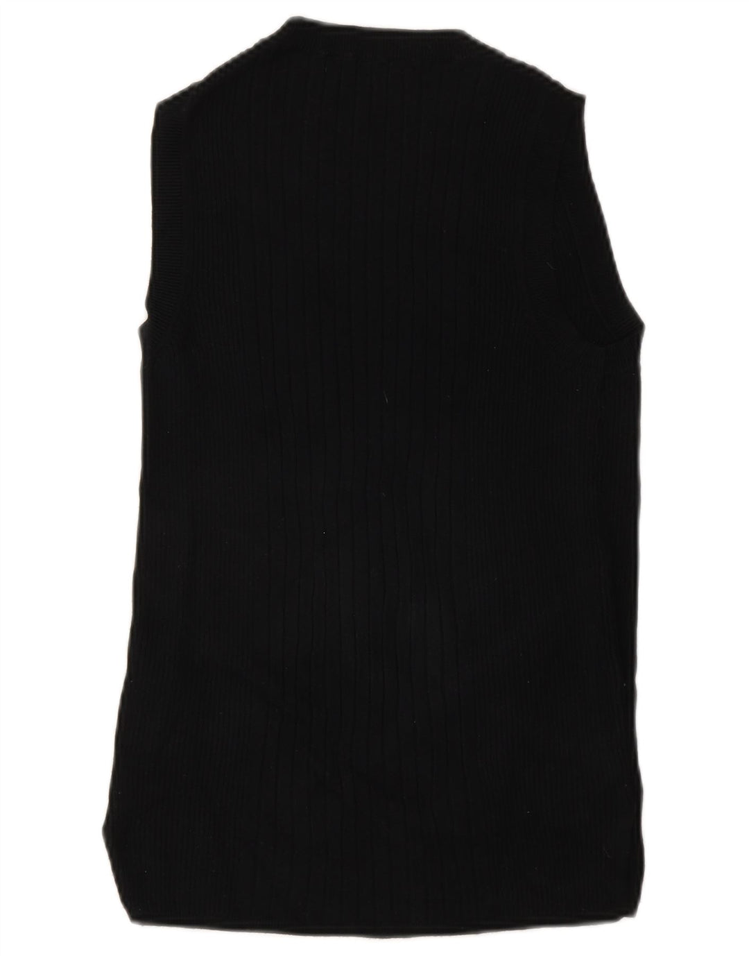 Marks & Spencer Damen Weste Top UK 14 Mittelschwarze Viskose