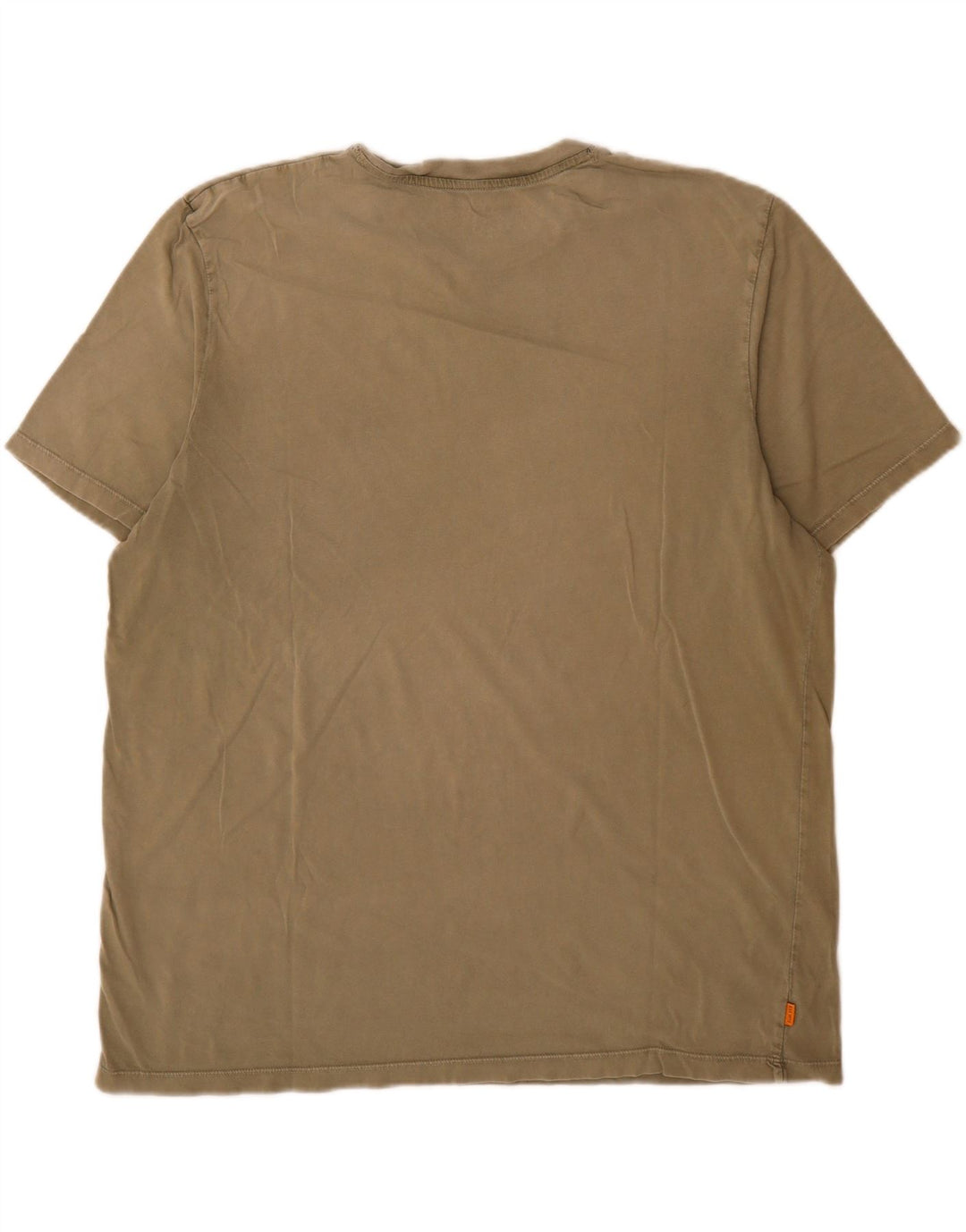 Timberland Herren T-Shirt mit normaler Passform, 2XL, Khaki, Baumwolle