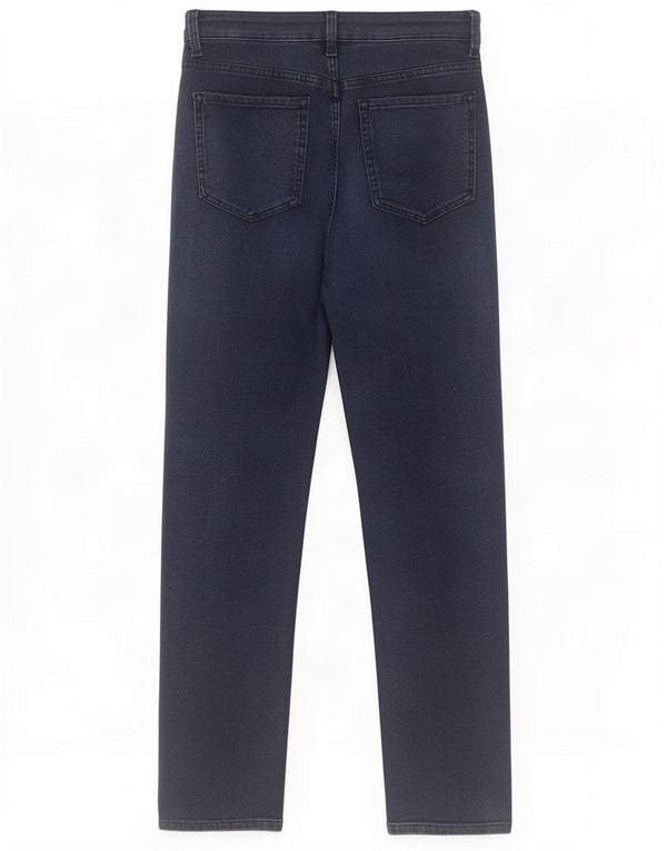 Marks & Spencer Damen Straight Jeans UK 10 Small W29 L30 Marineblau