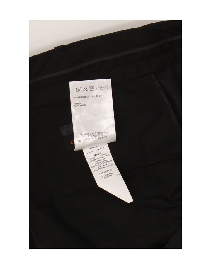 Marks & Spencer Herren-Chinohose mit Pegged, W40, L29, graue Wolle