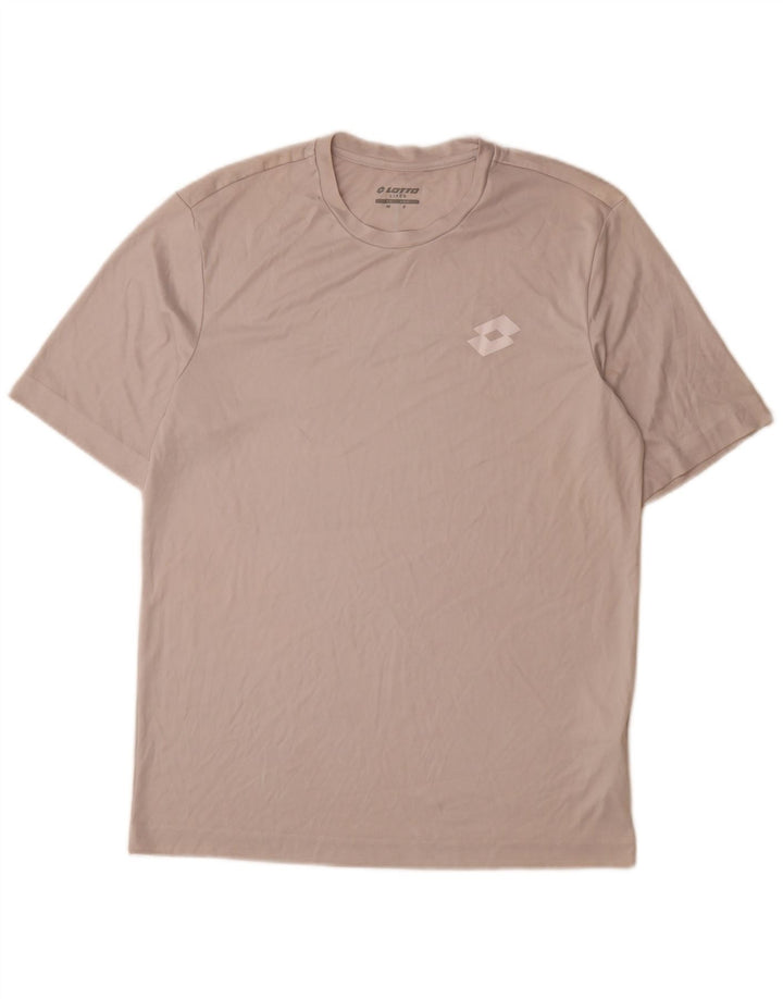 Lotto Herren T-Shirt Top Mittelgraues Polyester