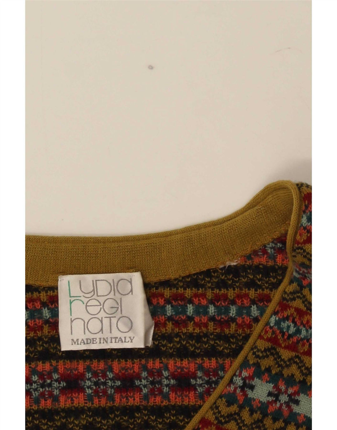 Vintage Herren ärmelloser Cardigan Pullover Medium Mehrfarbig Fair Isle