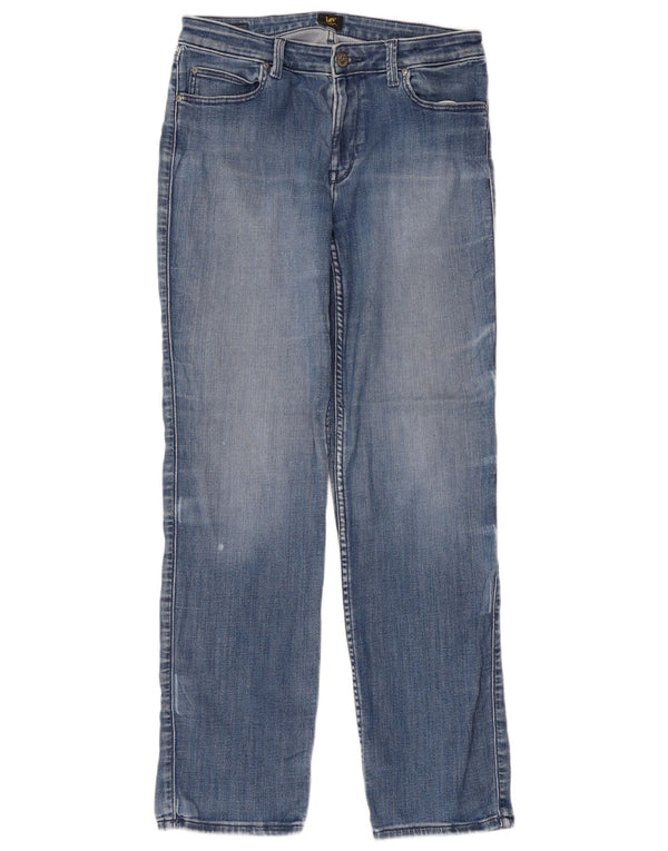 Lee Herren Marion Straight Jeans W30 L31 Blaue Baumwolle