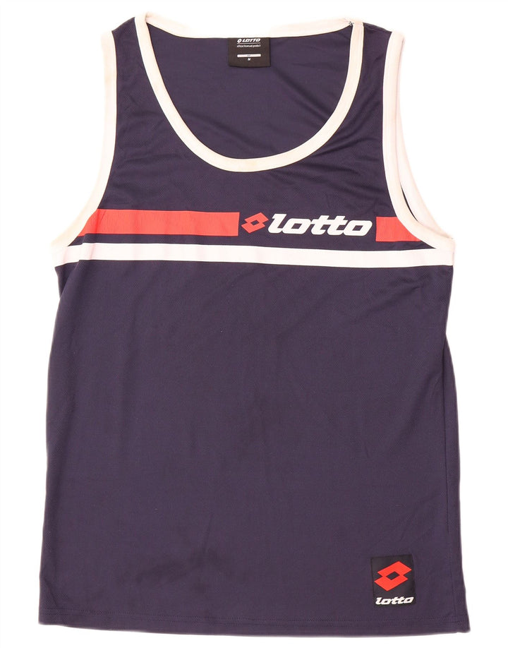 Lotto Herren-Weste mit Grafik, mittelgroß, marineblau, Polyester