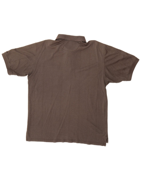 Izod Herren-Poloshirt aus mittelgrauer Baumwolle